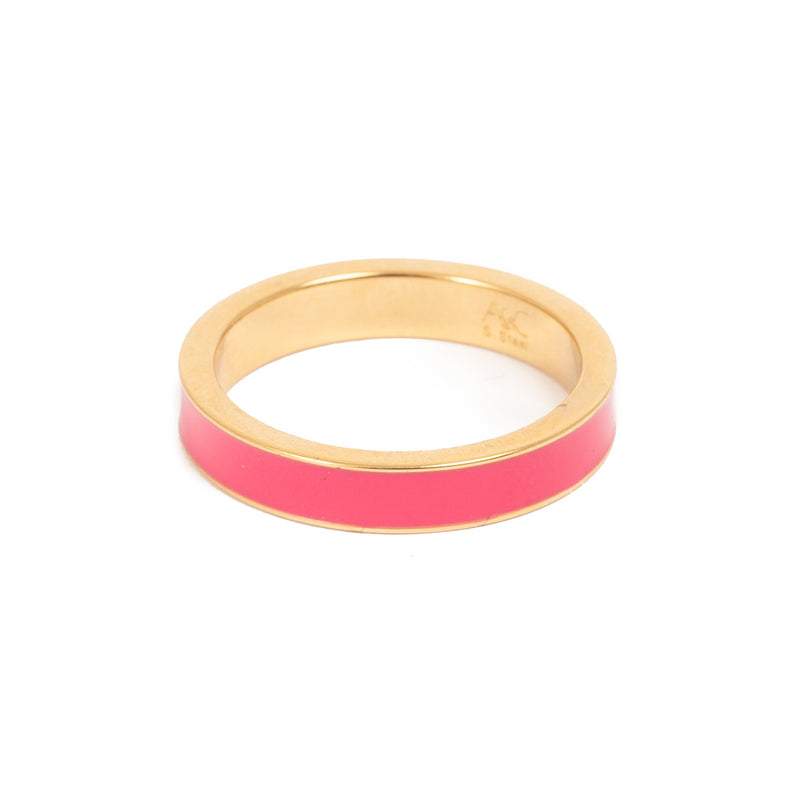 Ring, Rosa emalje
