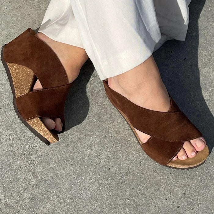 Frances Sandal Marrone