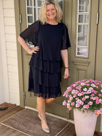 Kjole Molly Navy Kapper, Kort