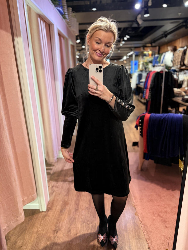 Kjole Tea Velour Sort