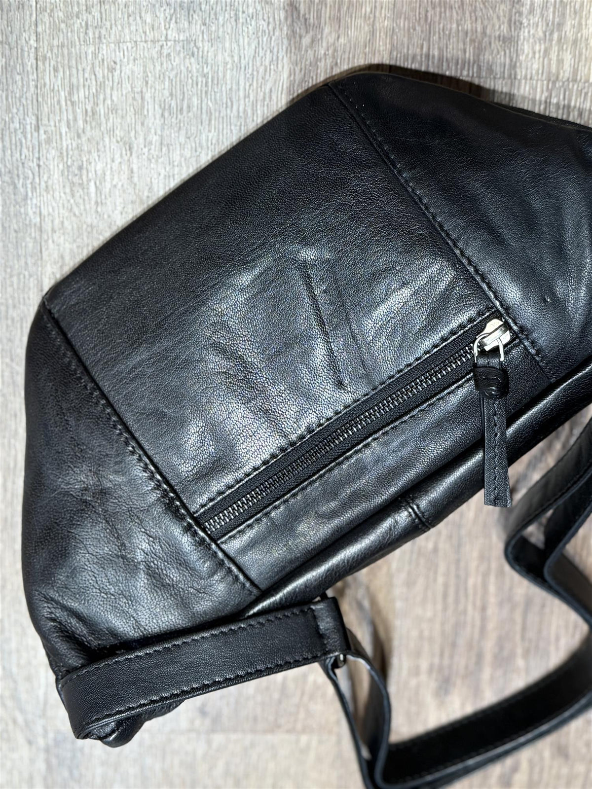 Bumbag Skinn Black w gunmetal