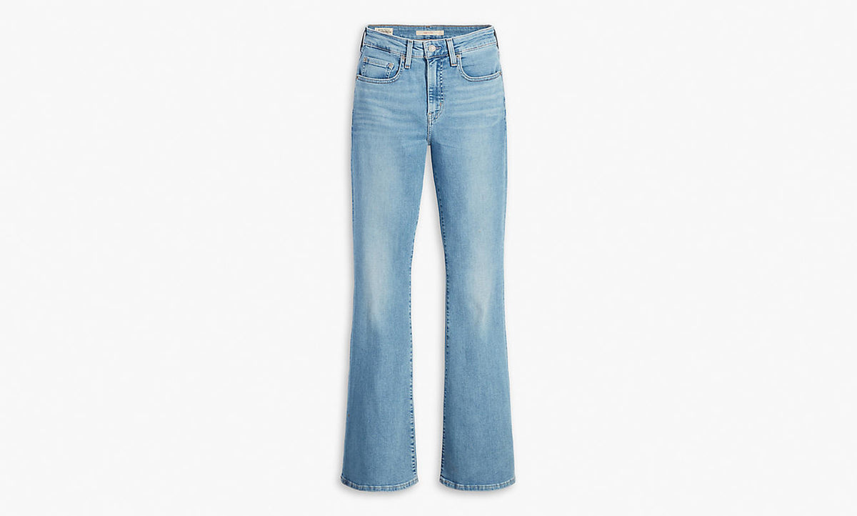 Levis 726 High Rise Flare Blue Wave Light