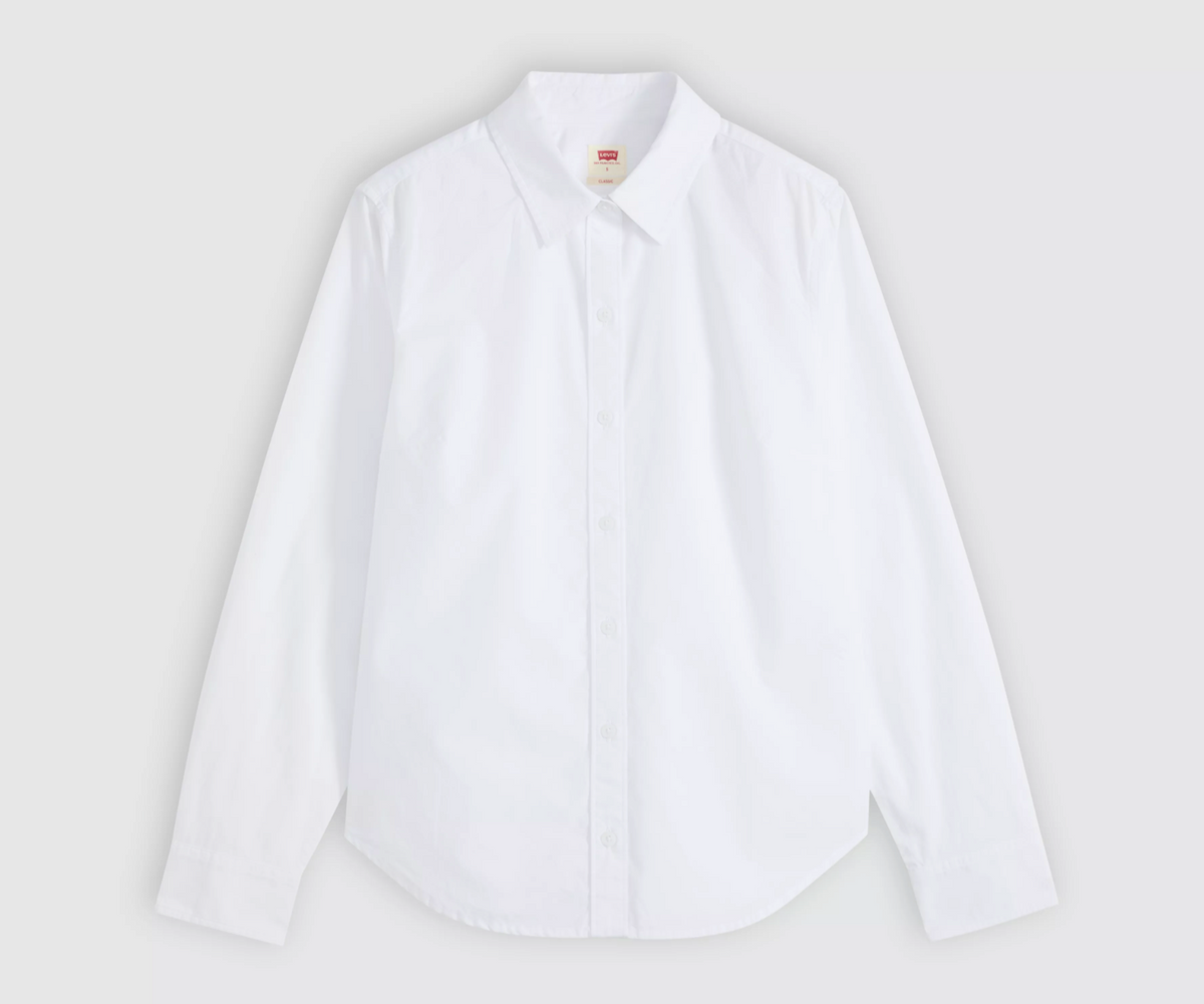 Skjorte Carlile Poplin - White
