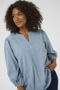 KCloulou Blouse 3/4 SL Windward Blue