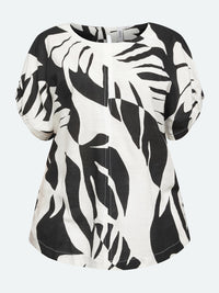 Bluse Monstera Sort