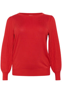 KCloni Knit Pullover Haute Red