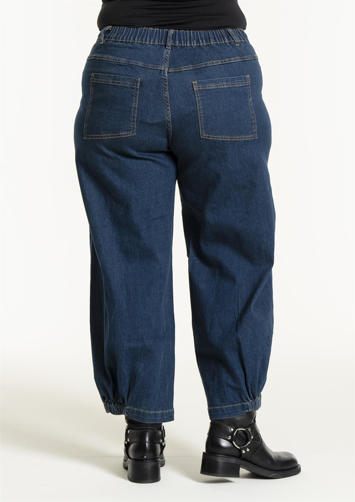 Clara Baggy Pant - Dark Denim
