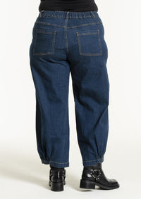 Clara Baggy Pant - Dark Denim