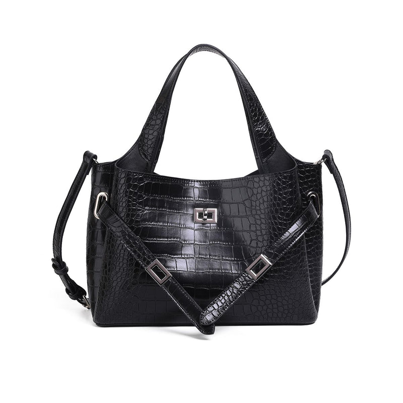 Veske Ginny Shopper Sort Croco