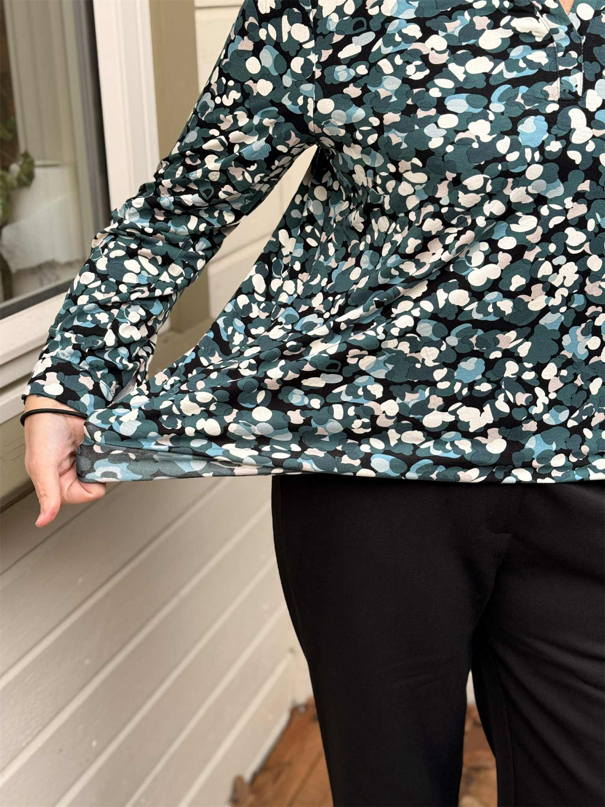 Bluse Brook Teal Green