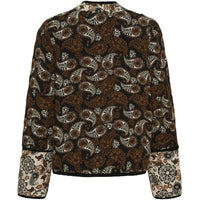 MdcJeanne Jacket Dark brown/beige