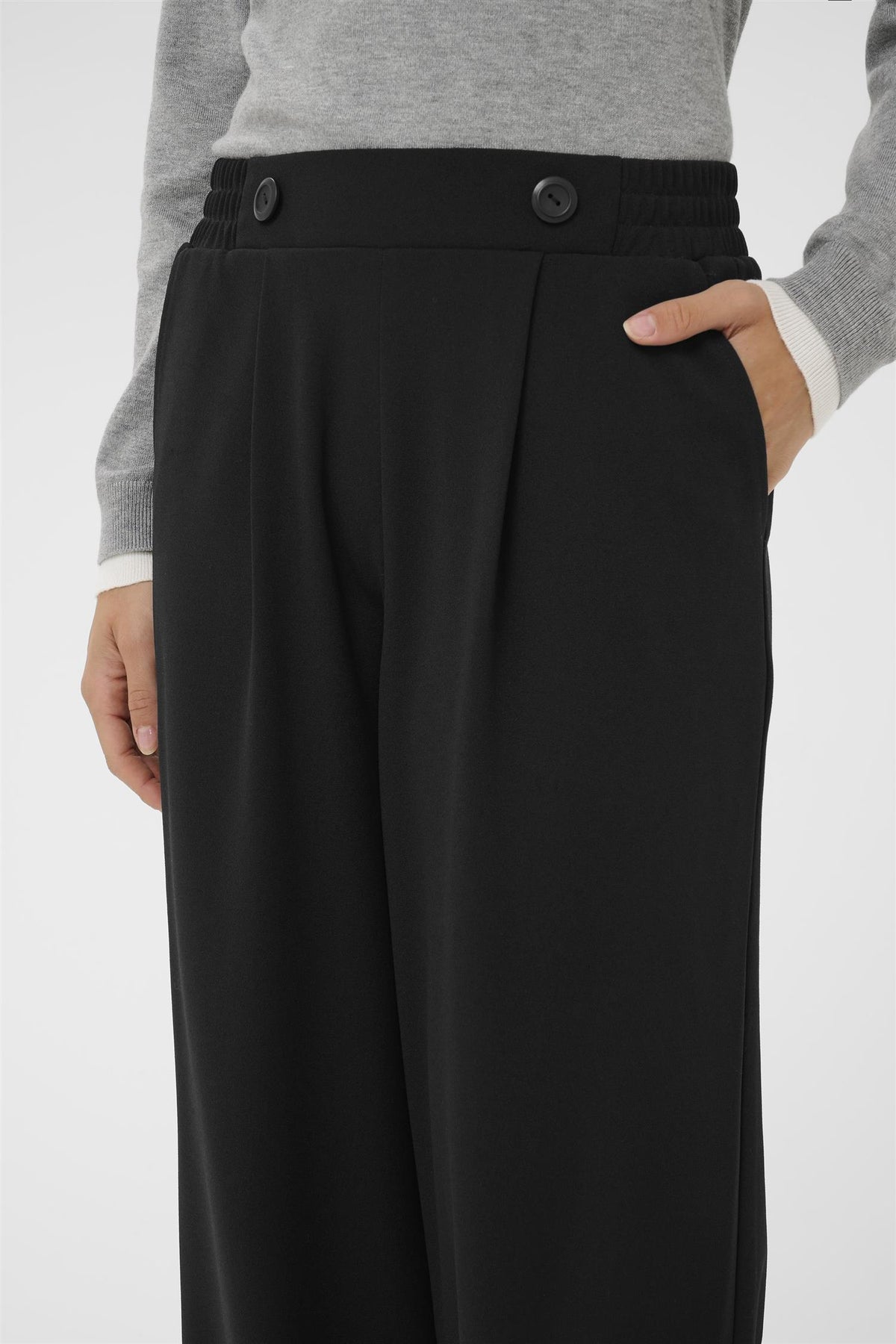 KAphoebe Pants - Black Deep