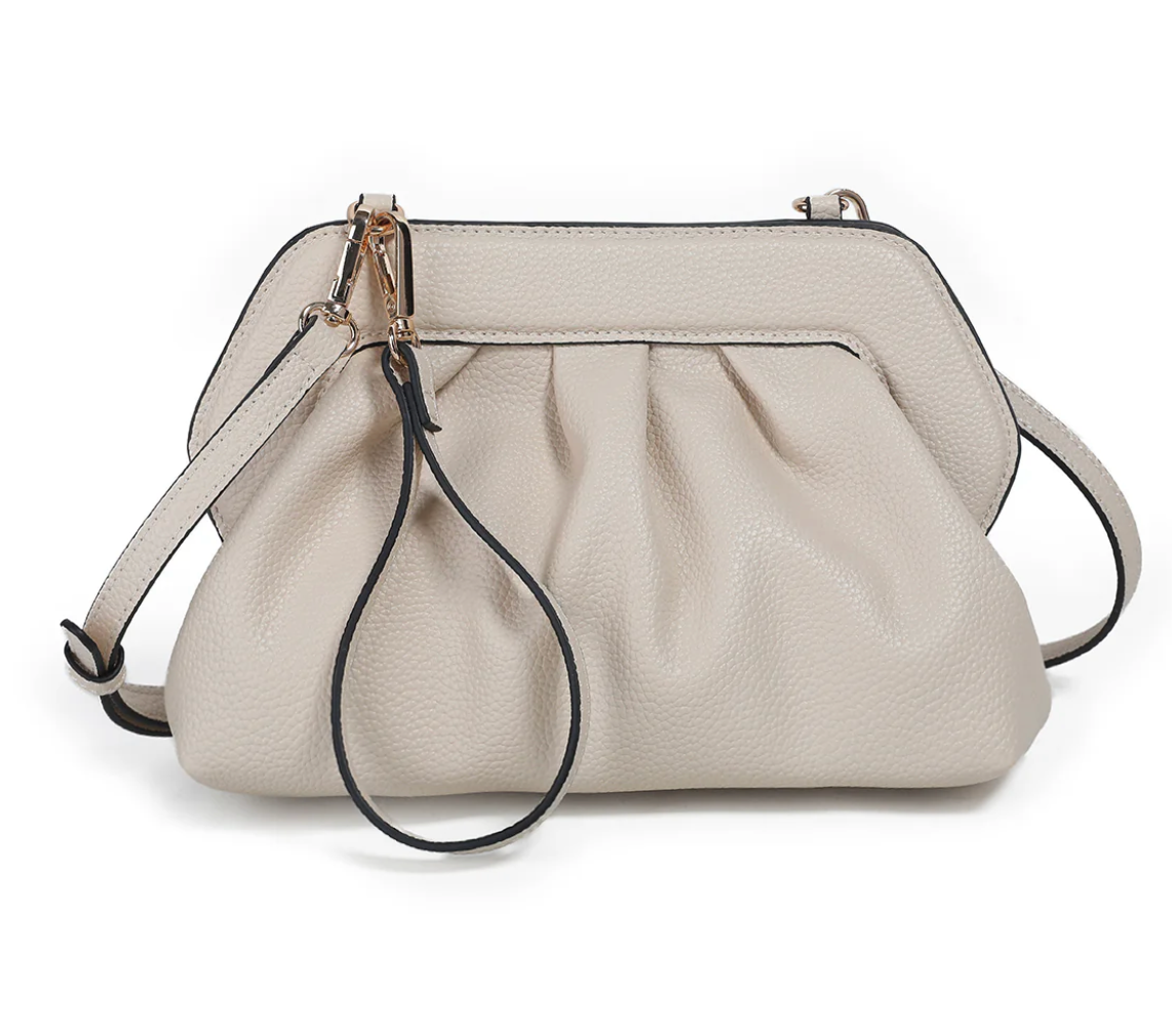 Joelle Clutch Beige