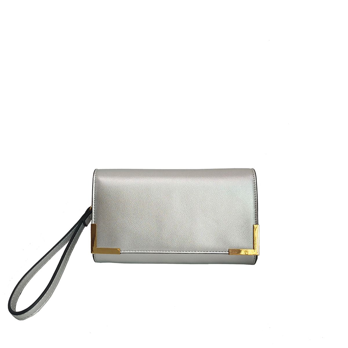 Veske Happy Party Clutch, Sølv