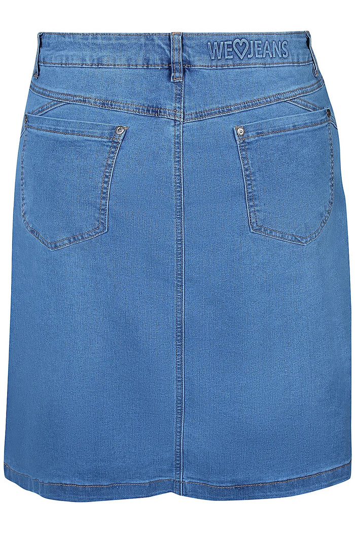 Skjørt m/ Undershorts SIAN Denim Wash