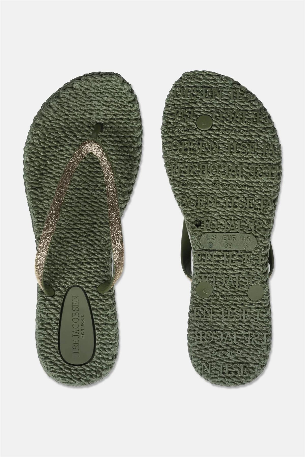 Cheerful Flip Flop w. Glitter Army