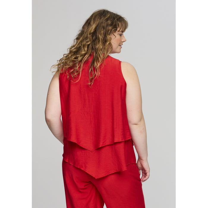 SAubrey top Red