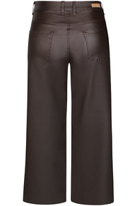 Ze-Issey 207 - Issey pants coated twill Chocolate