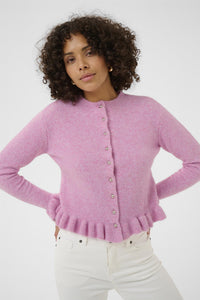 KAemma Frill Cardigan Pink