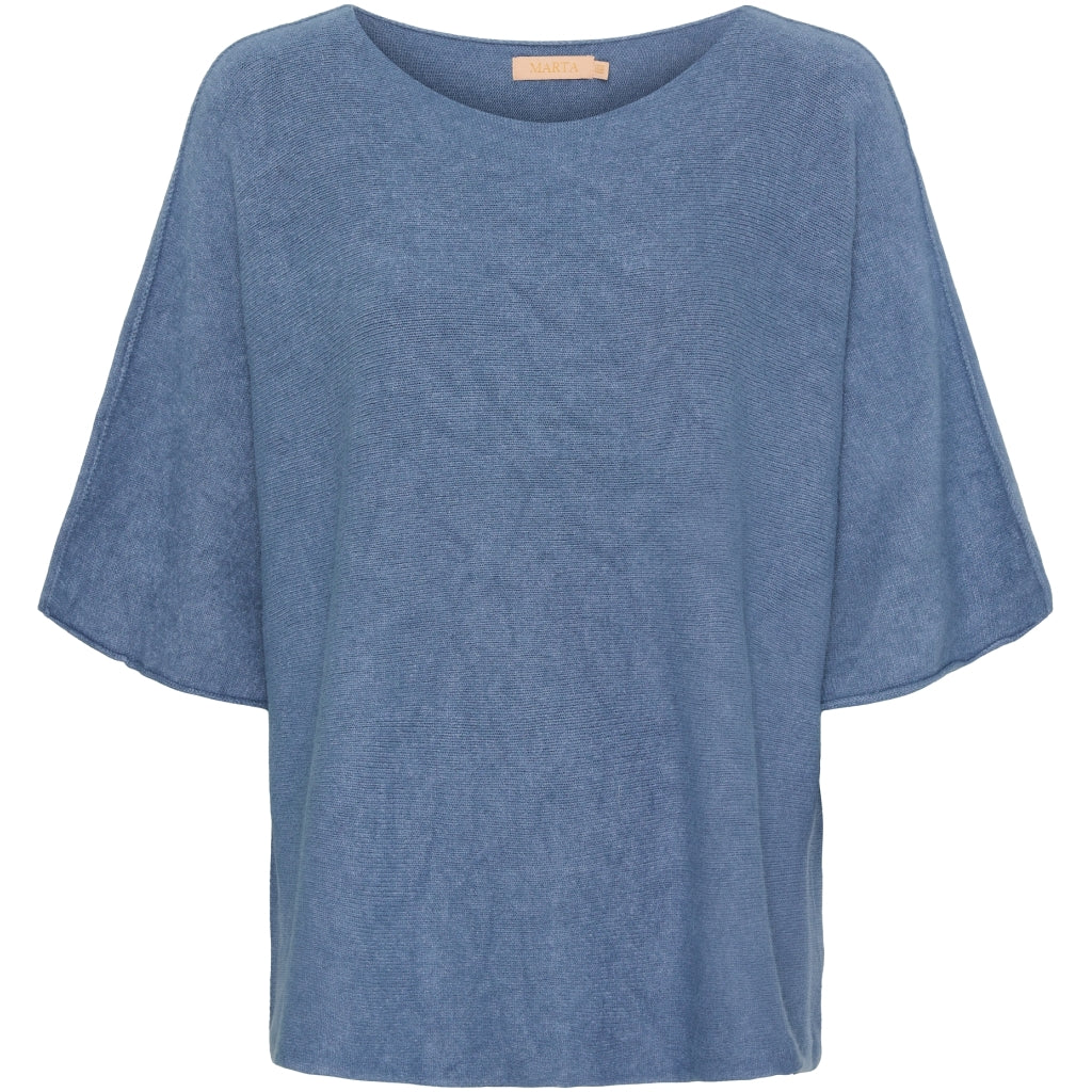 MdcSia Knit Jeans blå
