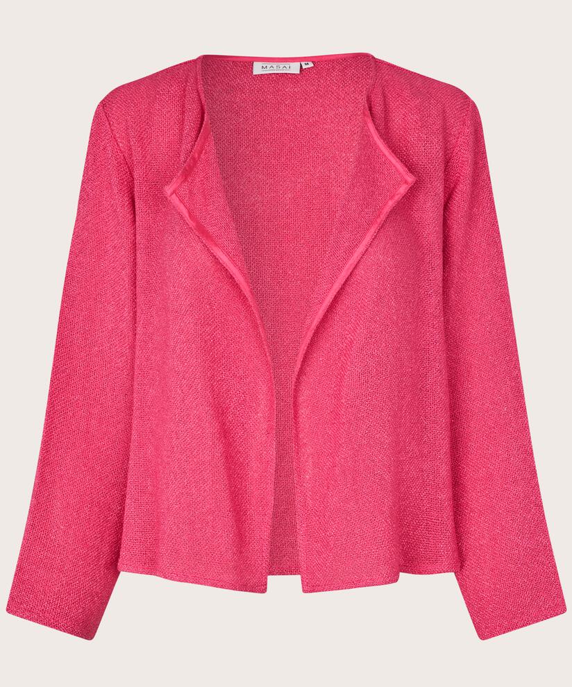 Majulitta Bouclet Cardigan Carmine