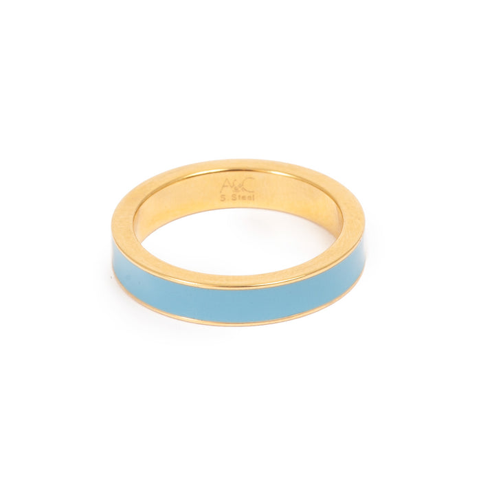 Ring, Himmelblå emalje