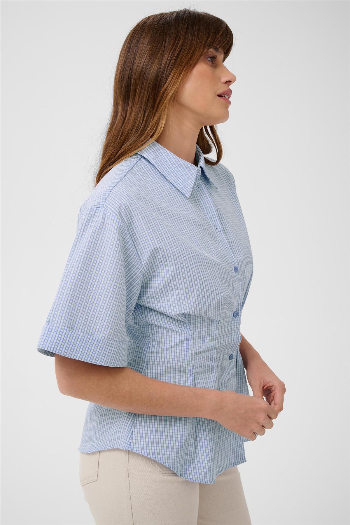 KAlayla Shirt Blue Check