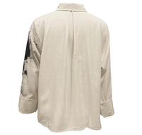 GEnya Shirt with print - Offwhite with print