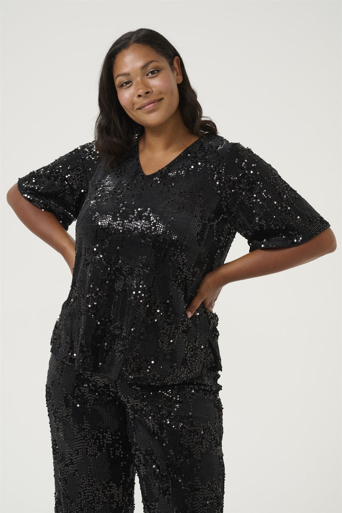 KCnicoleen Sequin Blouse