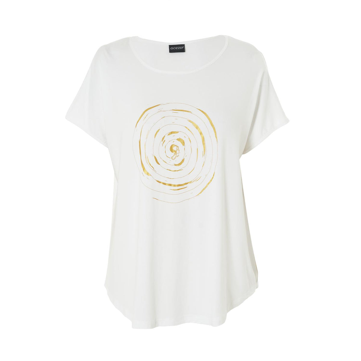 Gitte T-shirt Gold Circle