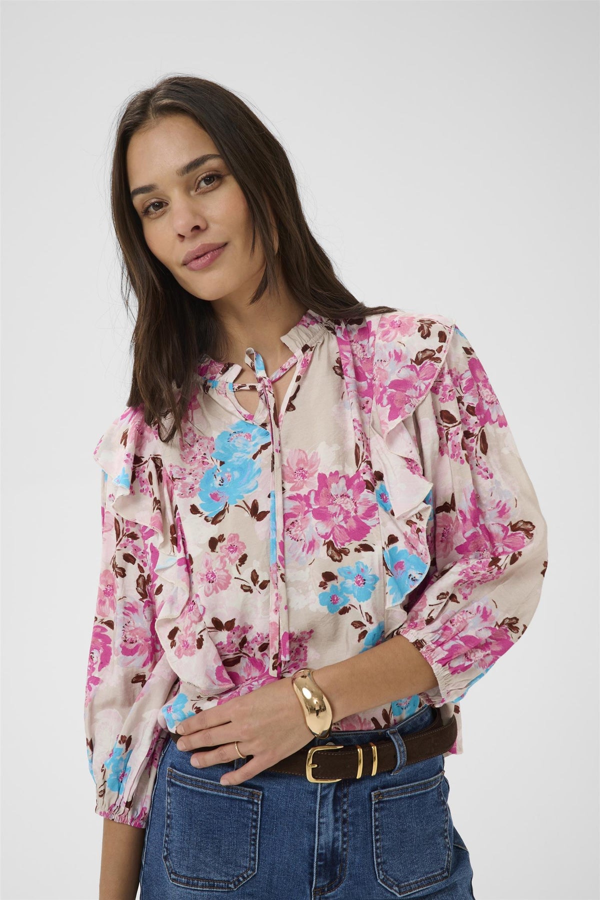 KAhaisley Blouse Multi Colour