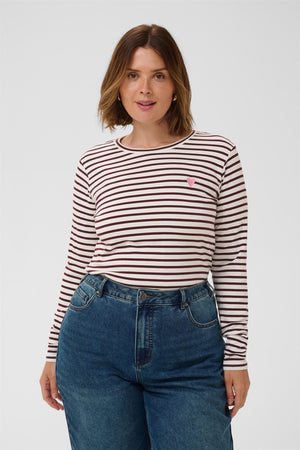 KClia T-Shirt - Chalk/Fudge