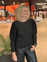 Bluse Tea Lurex Black