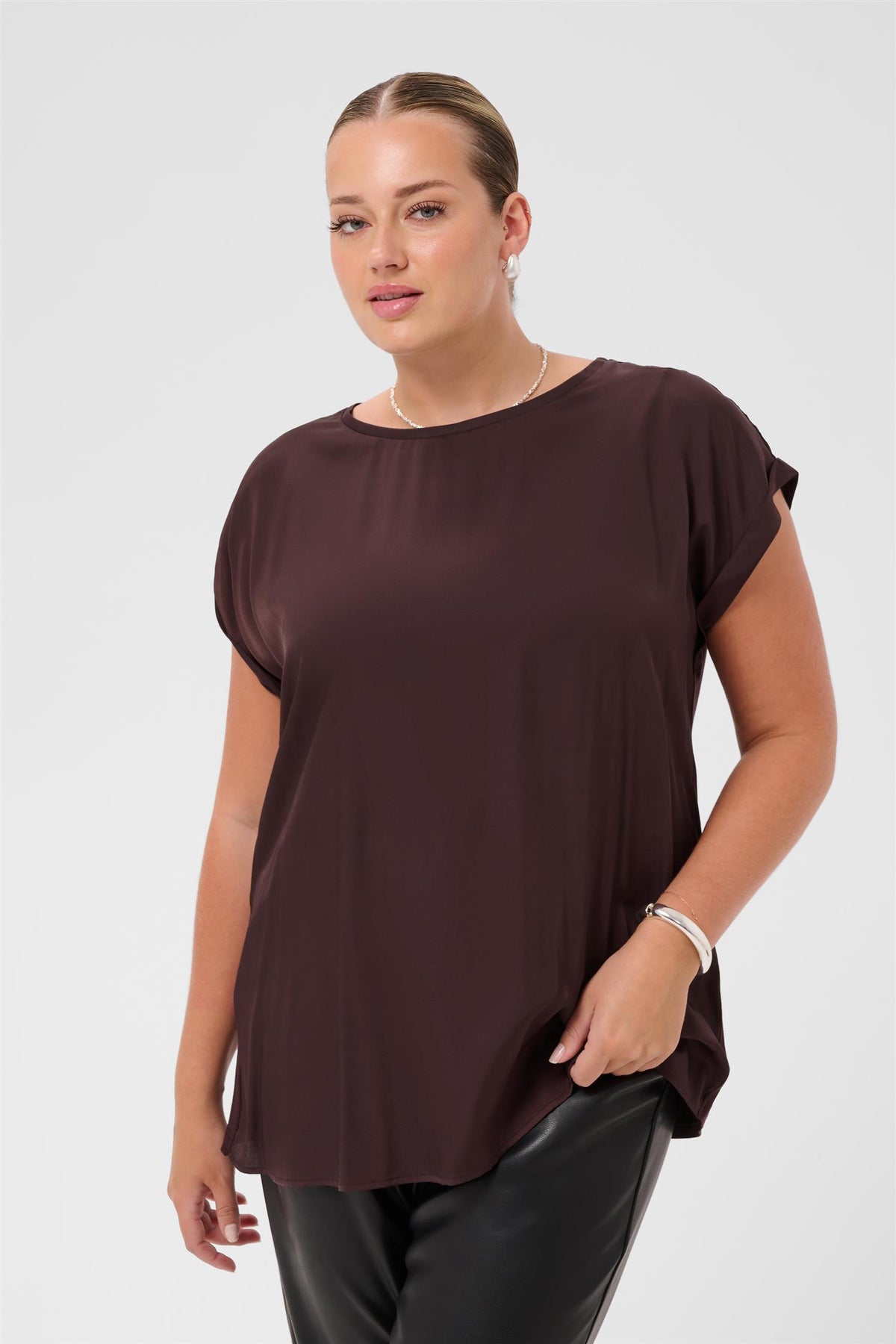 KCmilia Wing SL Blouse - Fudge