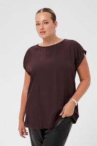 KCmilia Wing SL Blouse - Fudge