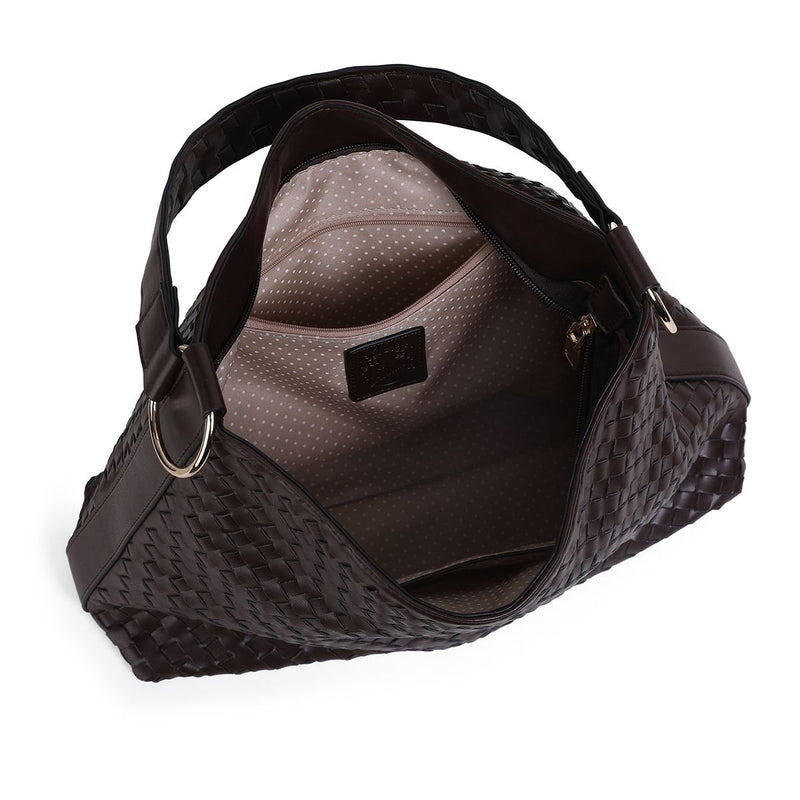 Veske Gaja Flettet Crossbag Brun