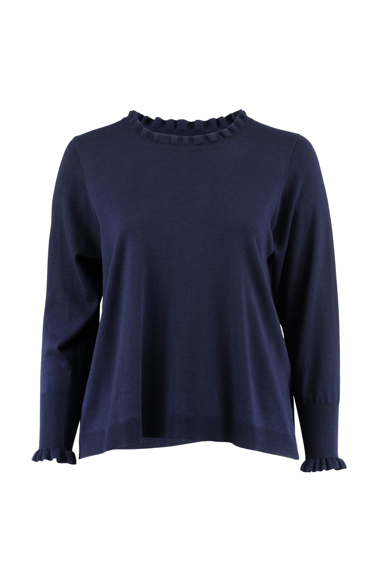 Snaila Knit Blouse Navy