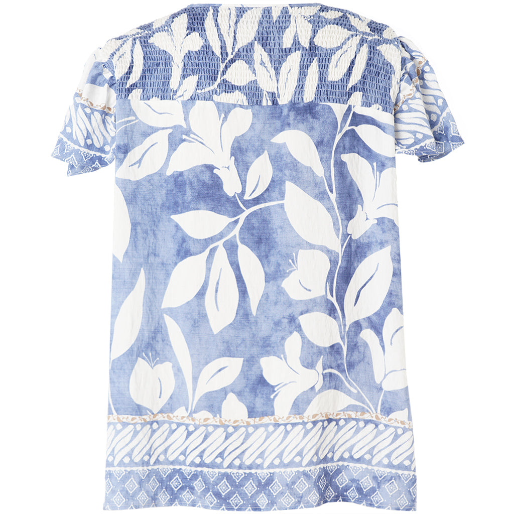 GJuliana Blouse Blue/Offwhite