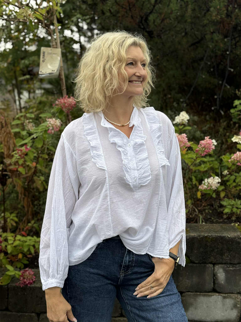 Bluse Climb White