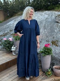 Kjole Charlotte Denim Lang