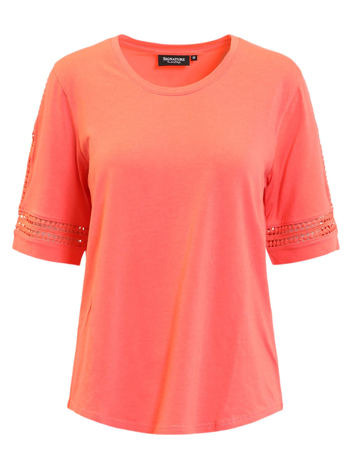 T-skjorte Modal, Coral