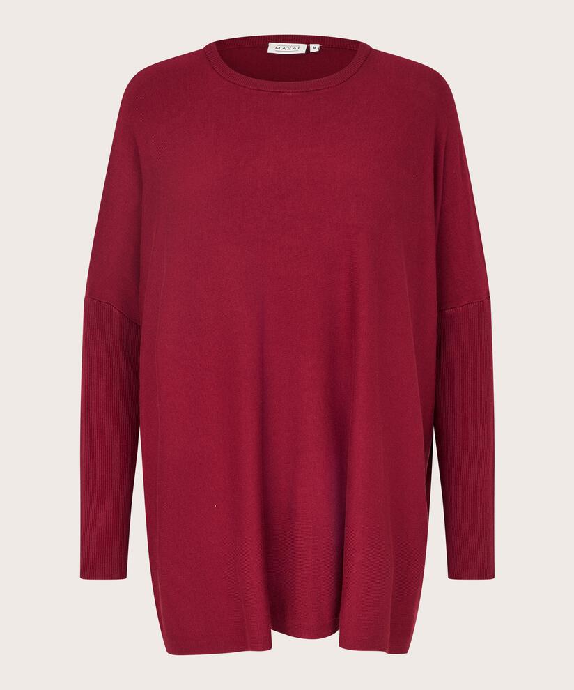 Fanasi Genser Viskose - Tibetan Red