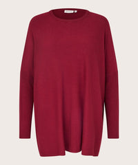 Fanasi Genser Viskose - Tibetan Red