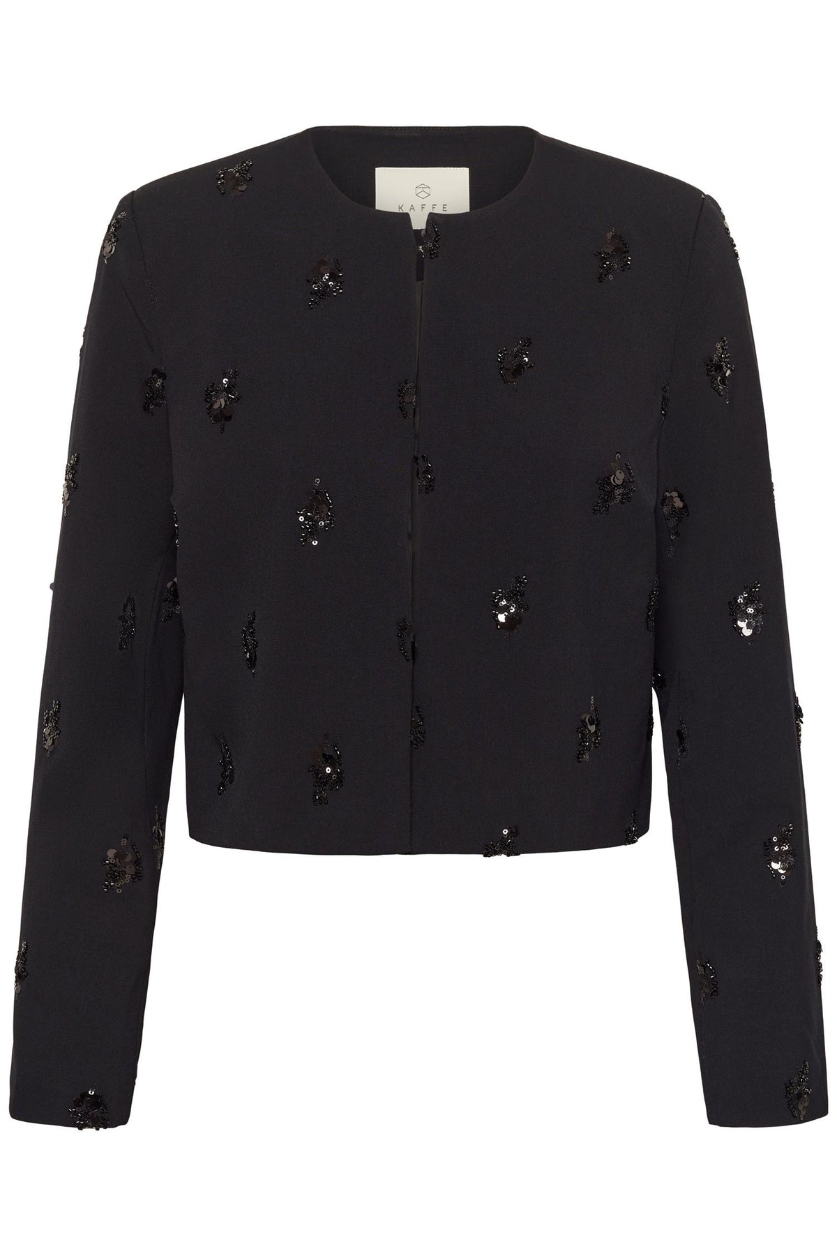 KAvally cropped blouse - Black Deep