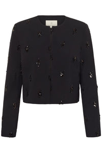 KAvally cropped blouse - Black Deep
