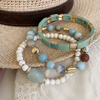 Emaljert armbånd, green