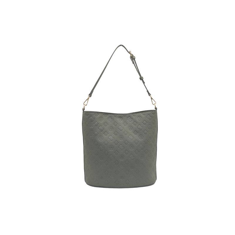 Ivory bucketbag - olivengrønn