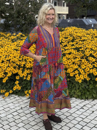 Vinicuna Dress Layers Print