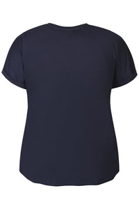 T-skjorte Alberta Navy