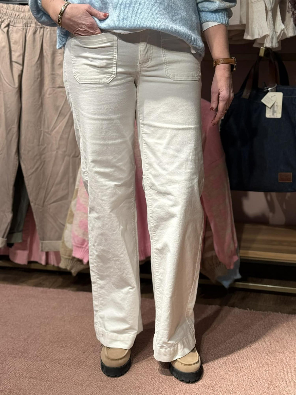 New Tutti Wide Baby Cord Offwhite
